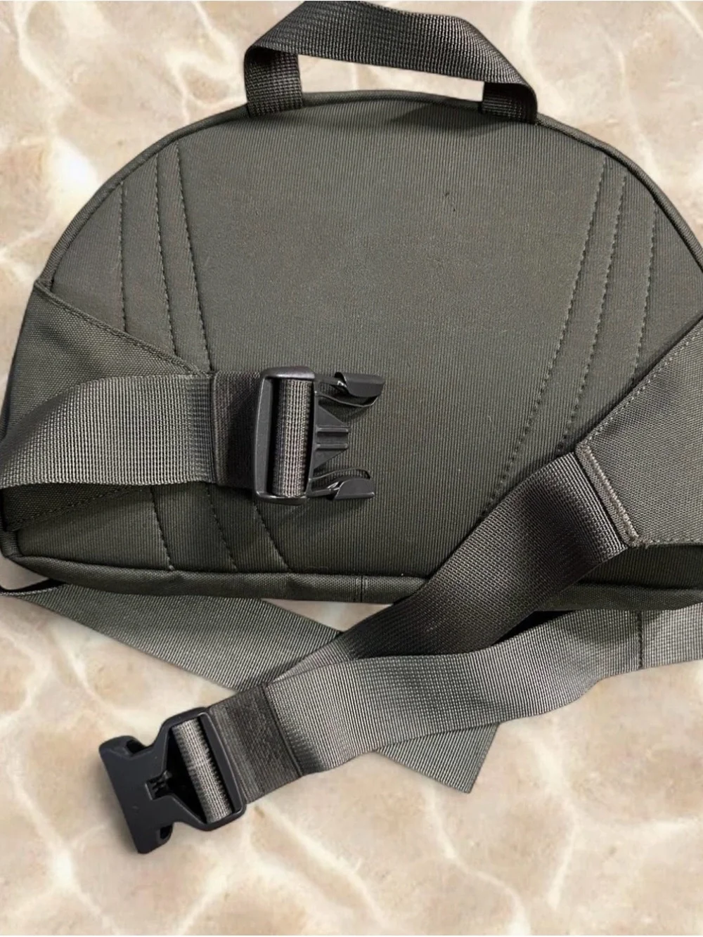 The North Face Olive Green Hiking Waist Pack Shoulder Backpack Outdoor Camp Gear